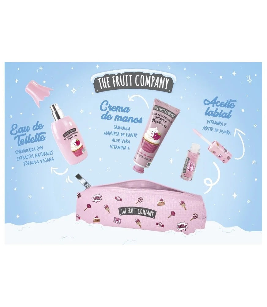 Coffret 4 pièces the fruit company fraise chantilly