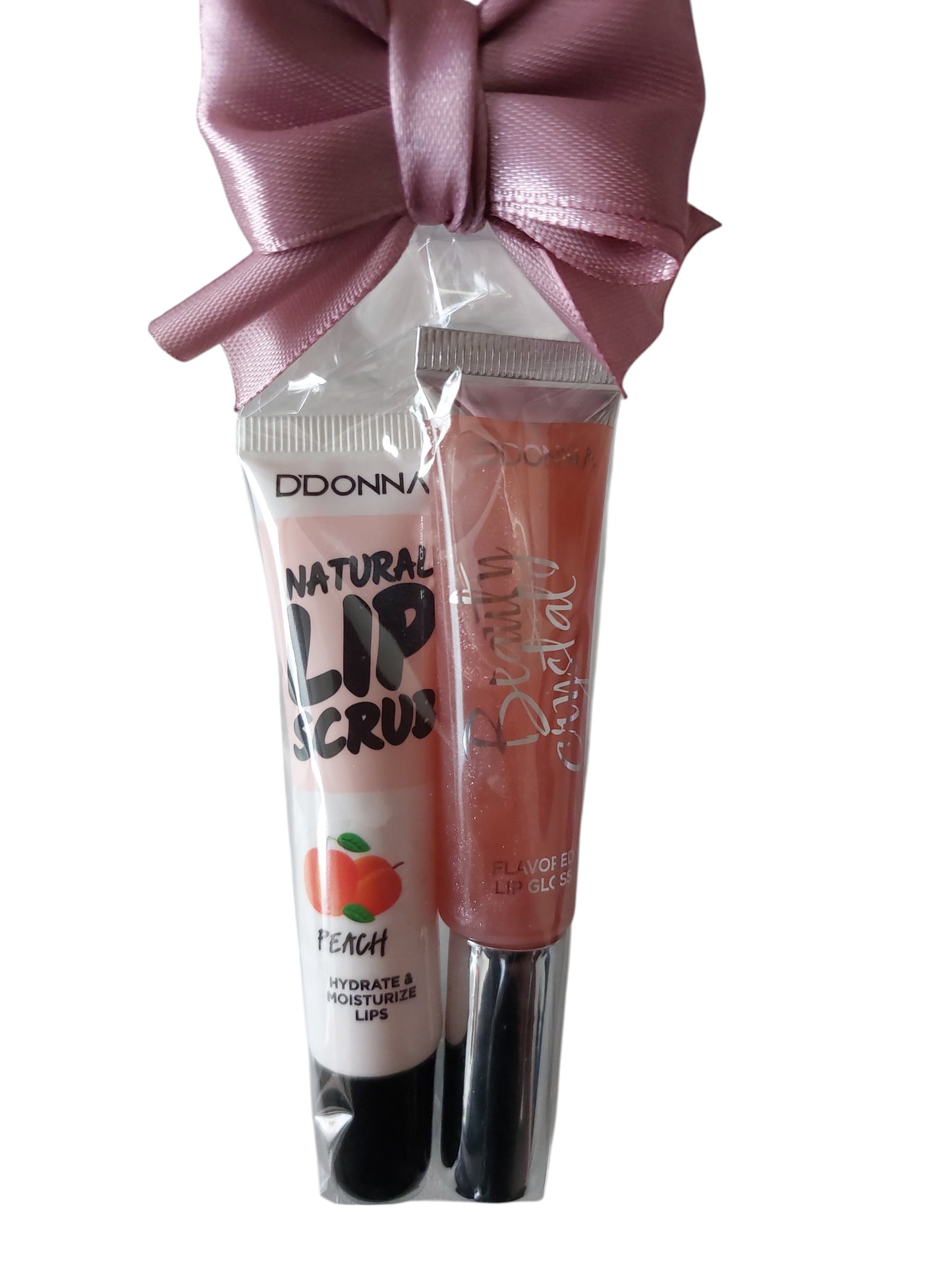 lip scrub peche + brillant a levres