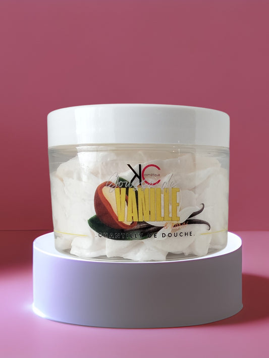 chantilly de douche vanille