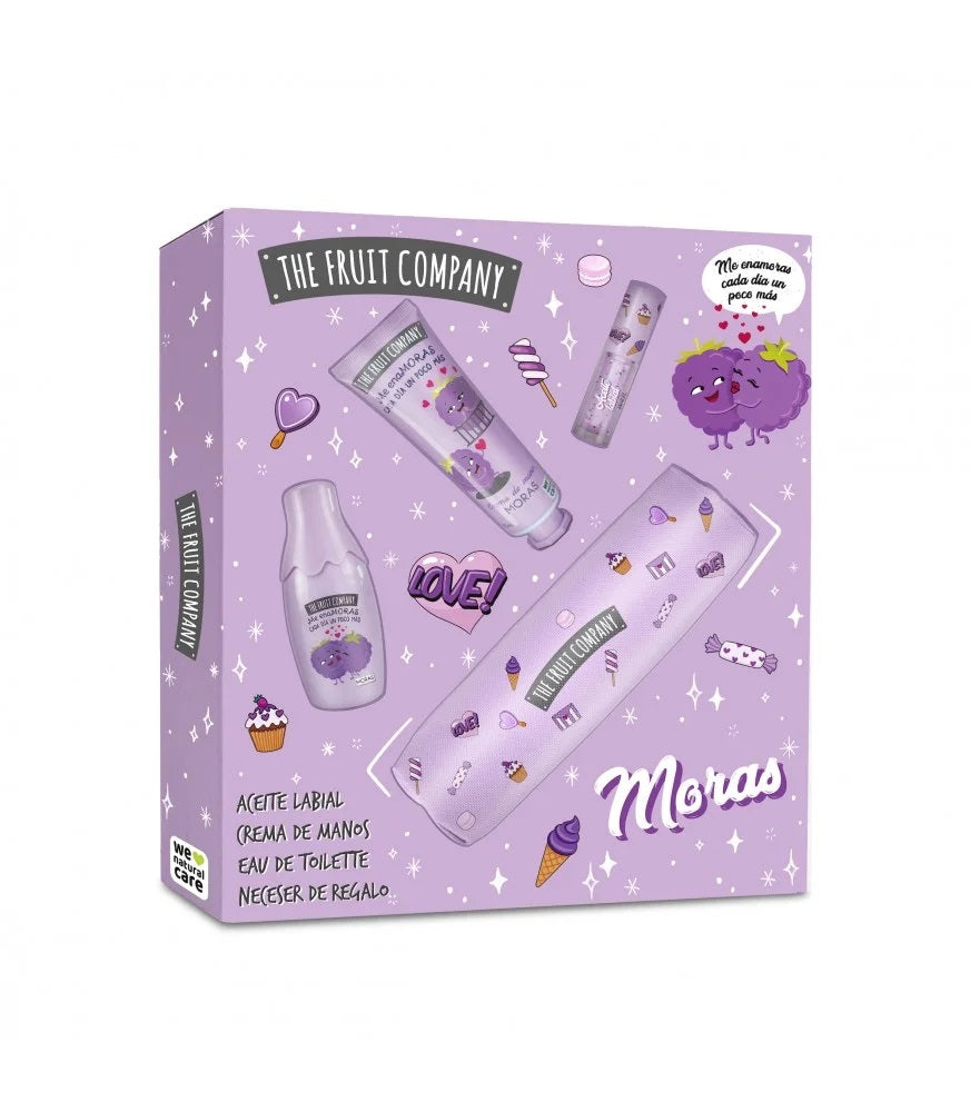 Coffret 4 pièces the fruit company à la mûre