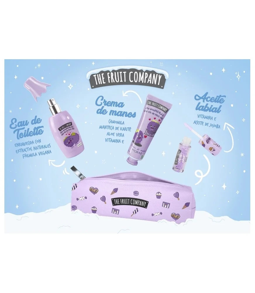 Coffret 4 pièces the fruit company à la mûre