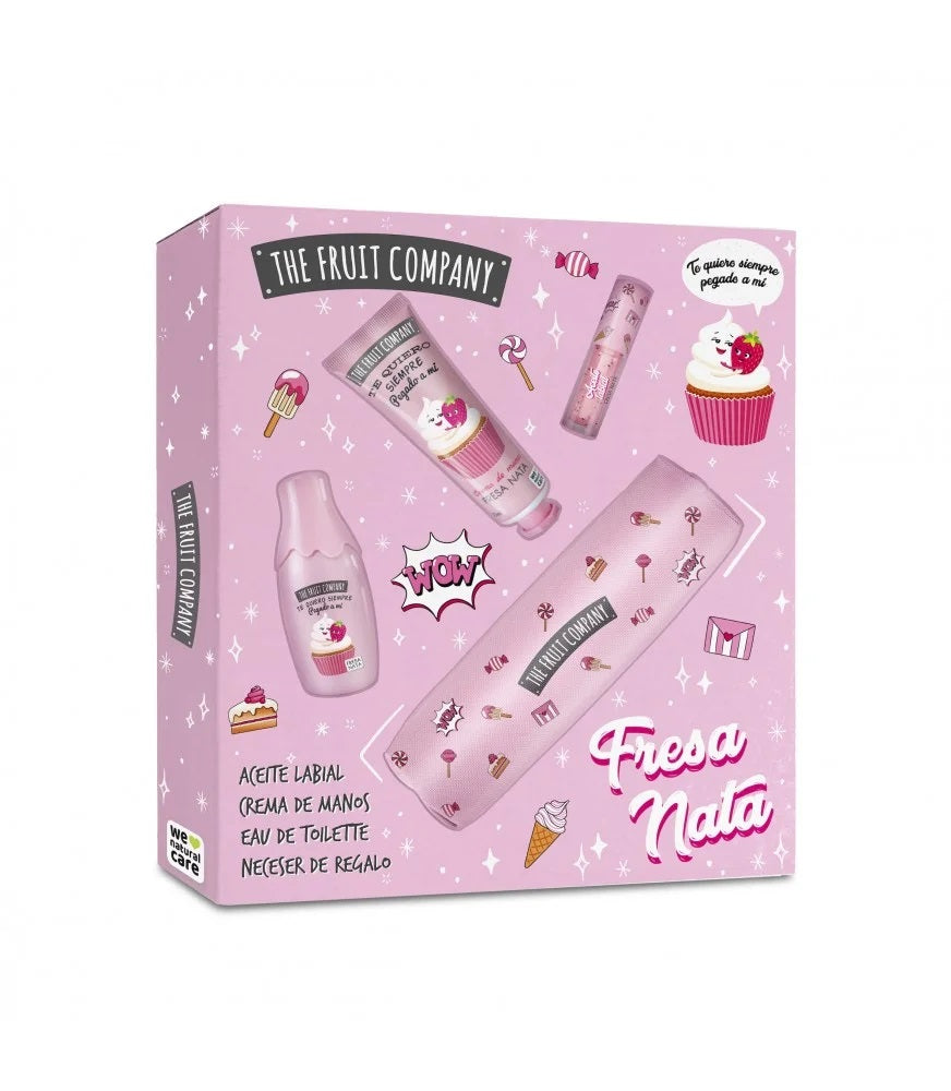 Coffret 4 pièces the fruit company fraise chantilly