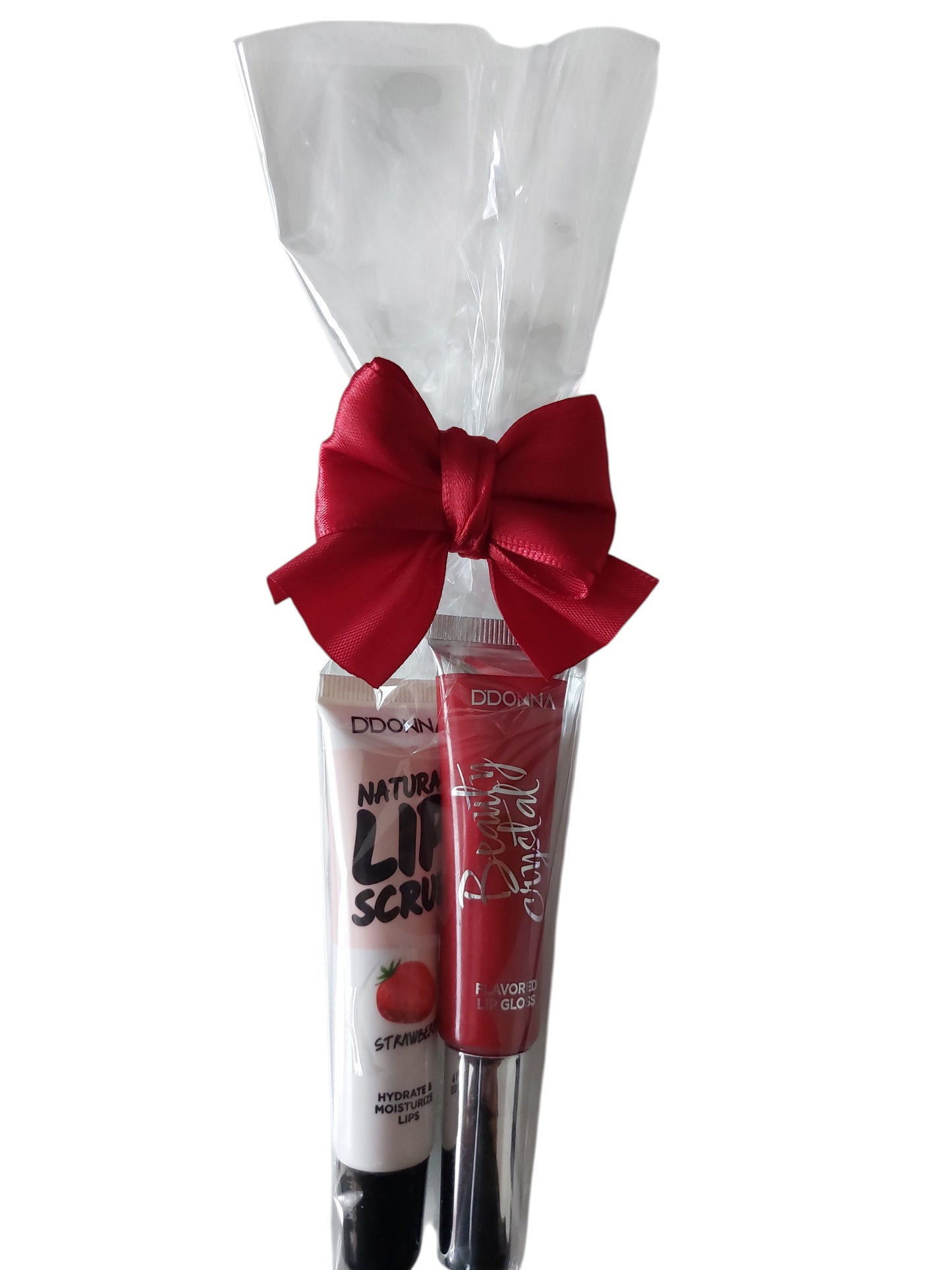 lip scrub fraise + brillant a lèvres