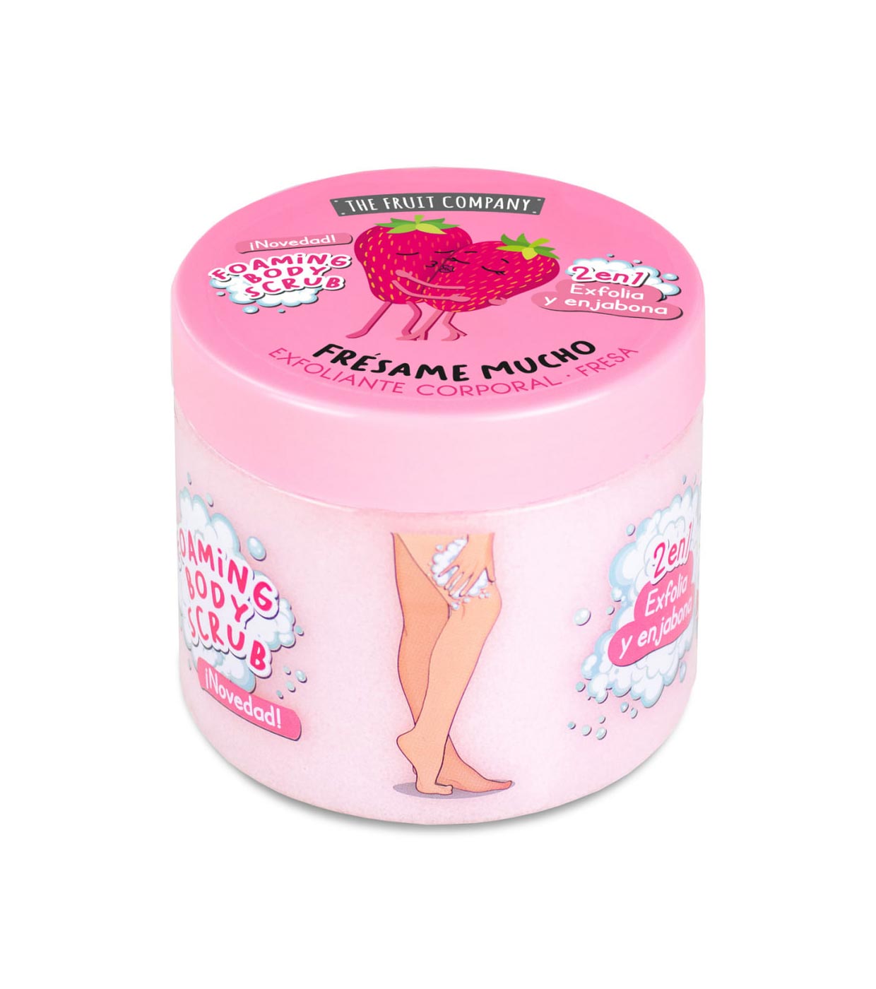 Body scrub + savon 2 en 1 fraise 400 ml th fruit company